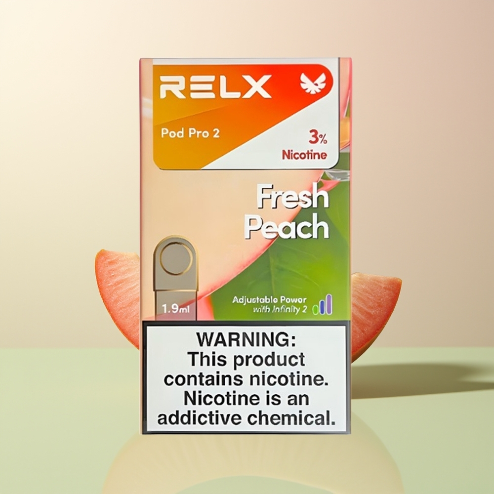 Relx Pod Pro 2 Vape Device خوخ طازج - 1.9 مل - 3 أوضاع